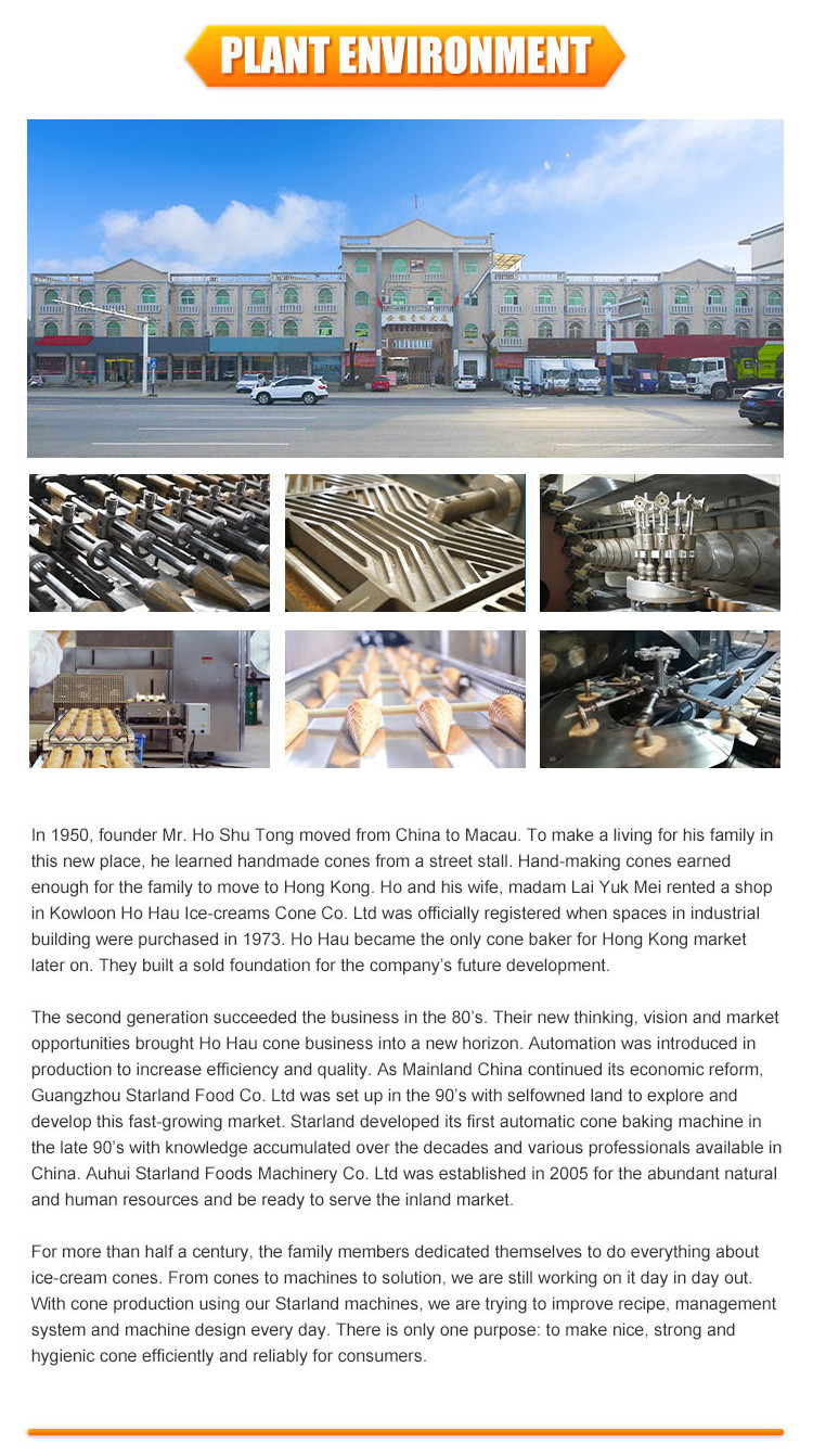 CE Certified Automatic Wafer Baking Machine For Obleas Production