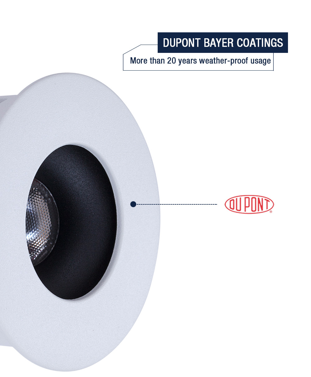 Practical Dim To Warm White Downlights No Flicker 12W Aluminum