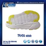 Nontoxic TPU EVA Outer Sole Antislip Wear Resistant Waterproof