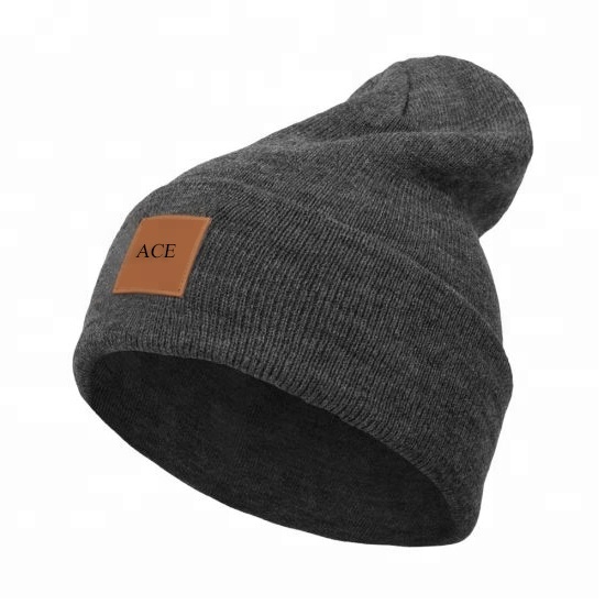 Cute Personalized Knit Hat / Promotional Beanie Hats With Business Logos