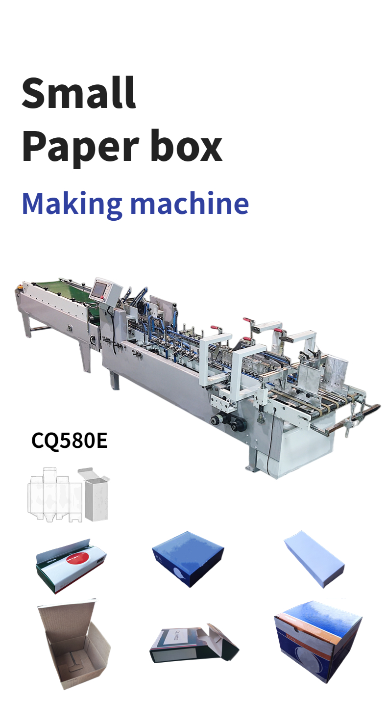 Automatic Box Making Folder Gluer Machine for Timely Delivery and Suitable Box Sizes