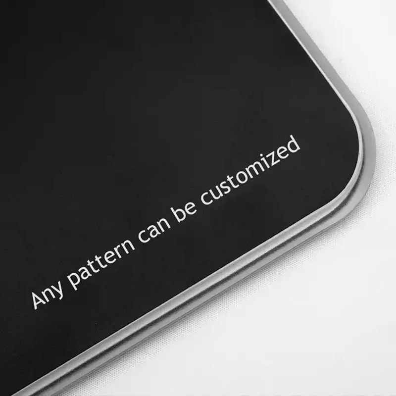 Stock 15W Wireless Charger Custom Design Logo Rgb Gaming Mousepad with Acrylic Panel