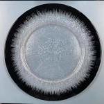 13 Inch Beautiful Shiny Brown Glass Charger Plates For Events