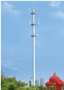 China Pole Monopole Communication Towers SGS CCC RoHS Certificates wholesale