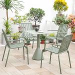 Outdoor Metal Aluminium Table And Chair Sets
