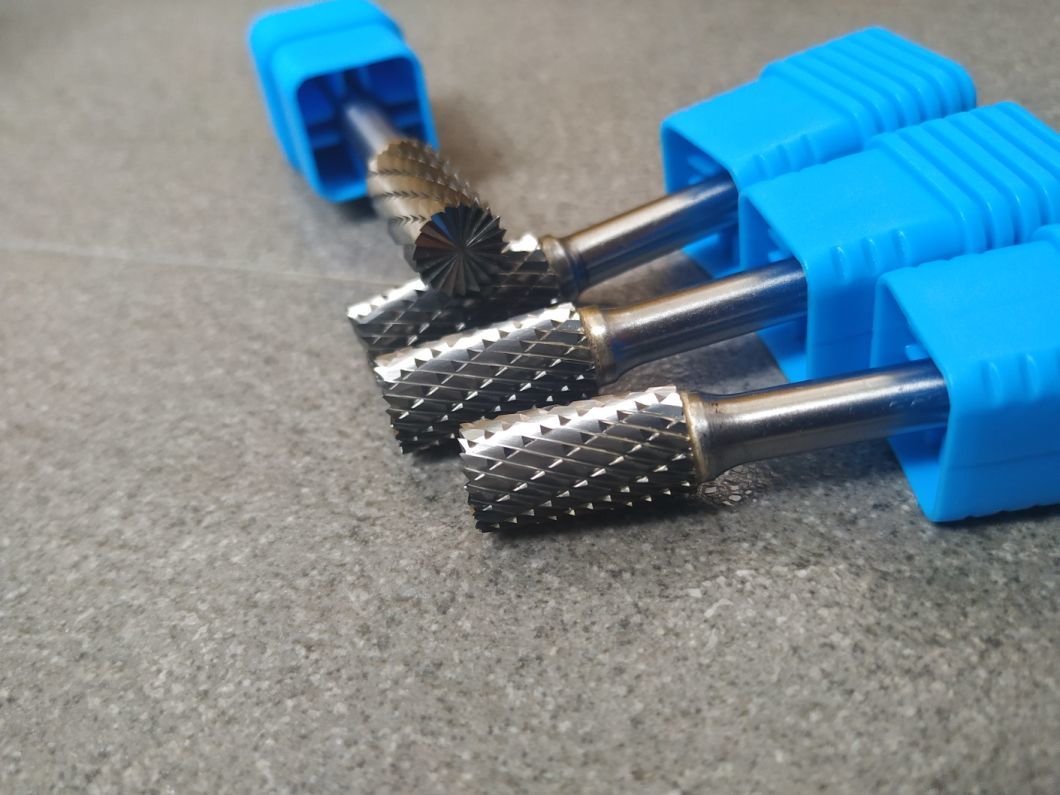 10PCS High Speed Grinder Flexible Rotating Double Cut Tungsten Carbide Rotary Burr Set