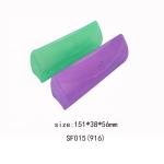 Durable PVC Clear Plastic Eyeglass Case Holder Box Portable Storage