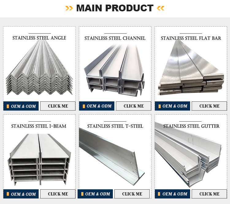 U Shaped Stainless Steel Profile 304 316 C Channel Stainless Steel Bar