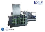 Customized Scrap Metal Recycling Machine Gray And Green Baling Press