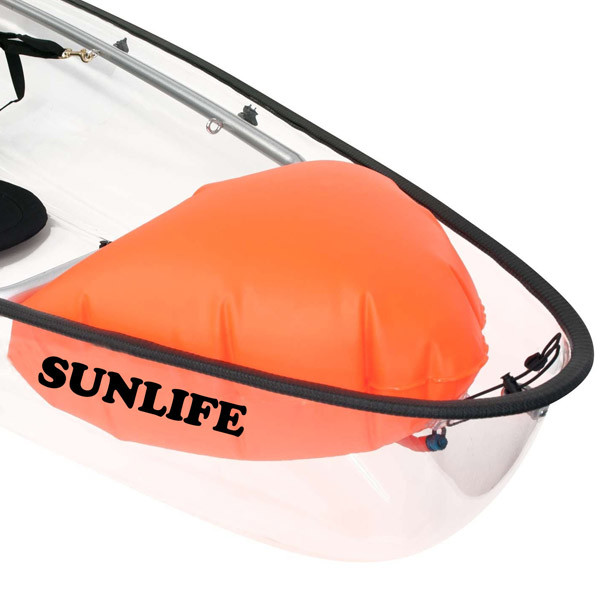 Sit On Top Clear Bottom Boat , 21kg Ocean River Kayak With Seat / Paddle