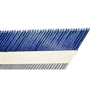 China 28 / 34 Degree Paper Strip Nails EG Bright Smooth Finish Nail Q235 Steel Material wholesale