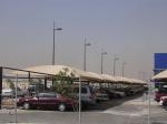 Cheap Car Roof Awning HDPE Fabric Large Size Car Park Awnings For Sale
