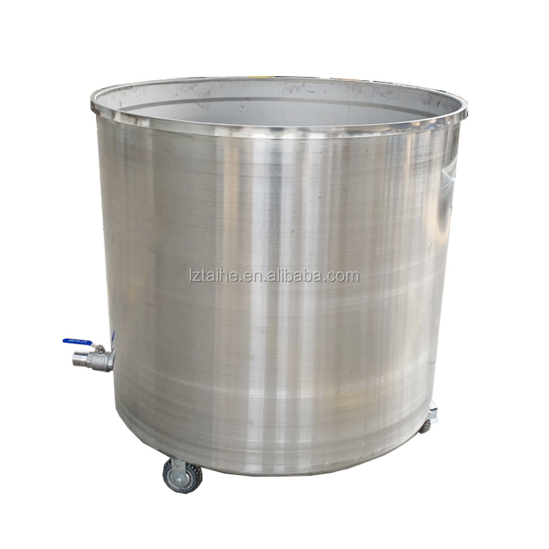 Customizable 100L-2000L Stainless Steel Movable Storage Tank