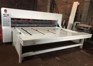 China Electric Chain Feeder Rotary Slotter Machine Semi Auto For Corrugated Carton Box wholesale