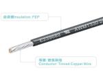 UL1330 600V 200C 6-26AWG FEP Insulation Electric Cable FT1 For Industrial Powder