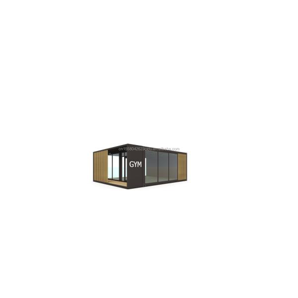 20ft Deluxe Prefabricated Room Prefabricated Container Villa with Wall 50/75/100mm Wave Sandwich Panel