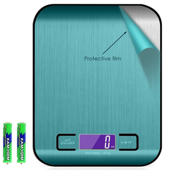 Advanced Digital Kitchen Scale for Home ABS Stainless Steel Material