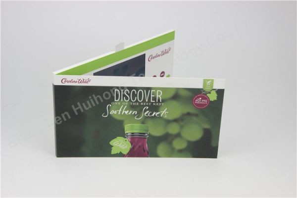 5.0 inch lcd video brochure card for marketing compaign,LCD video mailer invitation card