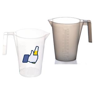 China Food Grade BPA Free Plastic Beer Pitcher Stackable Plastic Beer Jug For Bar wholesale