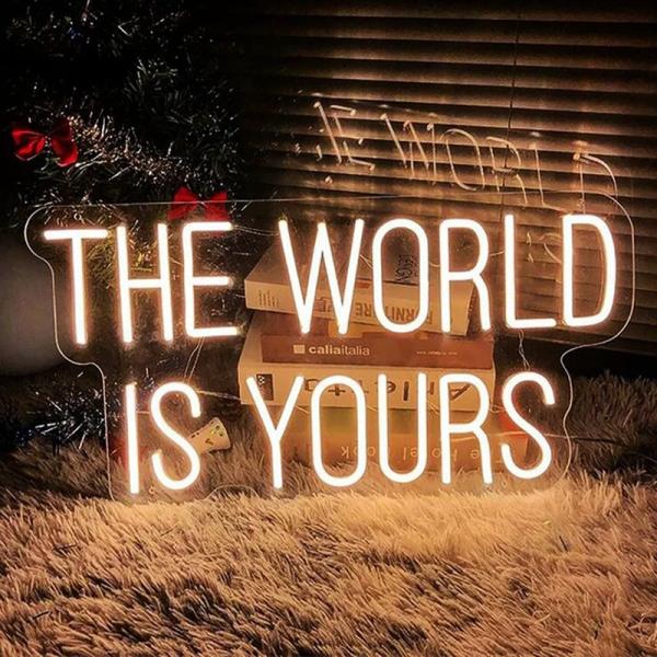 Custom Neon Sign Lights for Bedroom Decoration Rainbow Hanging Fashion Night