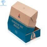 Hot Selling Price Recyclable Low Custom Brand Logo Printed Folding Kraft Shoe