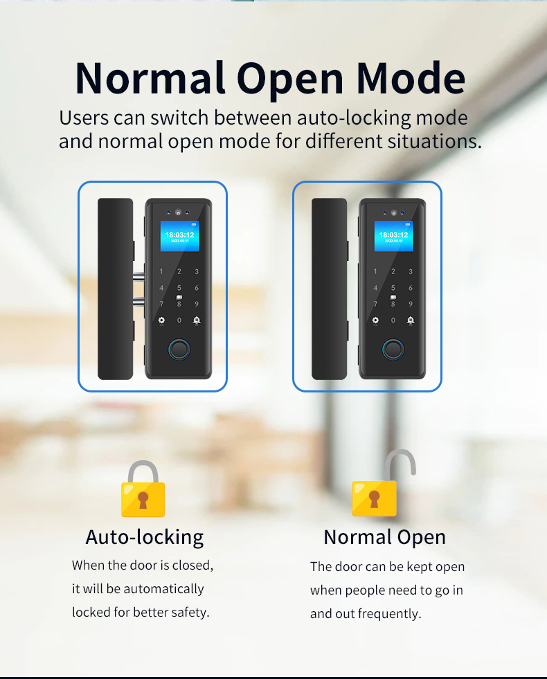 Digital Tuya APP Smart Lock Wifi Finger Touch Front Door Lock