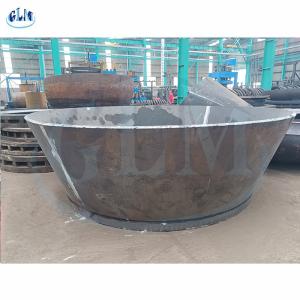 China 7000mm Diameter Steel Large Plate Cone, Conical Tank Head wholesale