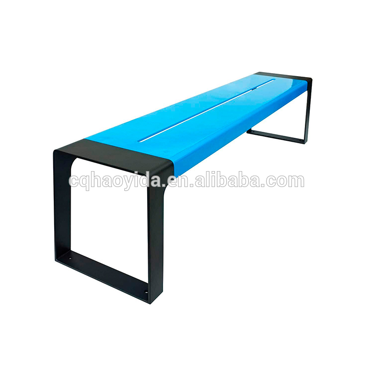 Powder Coated Urban 202cm Steel Garden Benches
