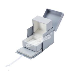 China Customizable Cardboard Ring Box Paper Jewellery Packaging For Displaying wholesale