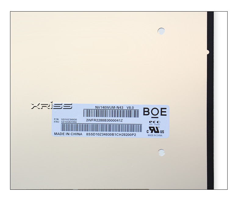 14.0" Laptop LCD Screen NV140WUM-N43 For ThinkPad