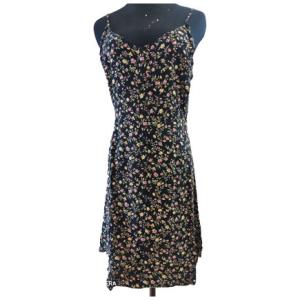 China Fashion Polyester Elegant Floral Spaghetti Strap Summer Dress wholesale