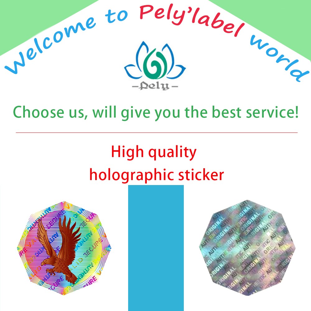 CMYK Printing Security Hologram Stickers