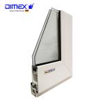 Building Casement UPVC Window Profiles High UV Retardant DIMEX E35