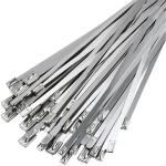 Self Locking Stainless Steel Ball Tie Straps For Telecom / Traffic Lights /