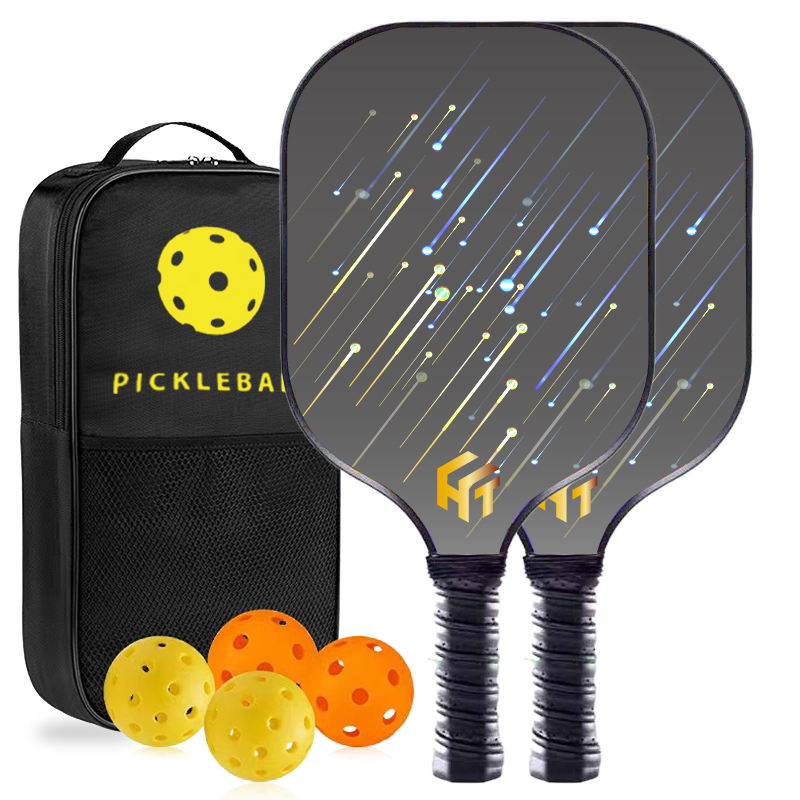 Fiberglass Professional Pickleball Paddle with TPU Edge and High Rebound 40*19.8*1.4cm