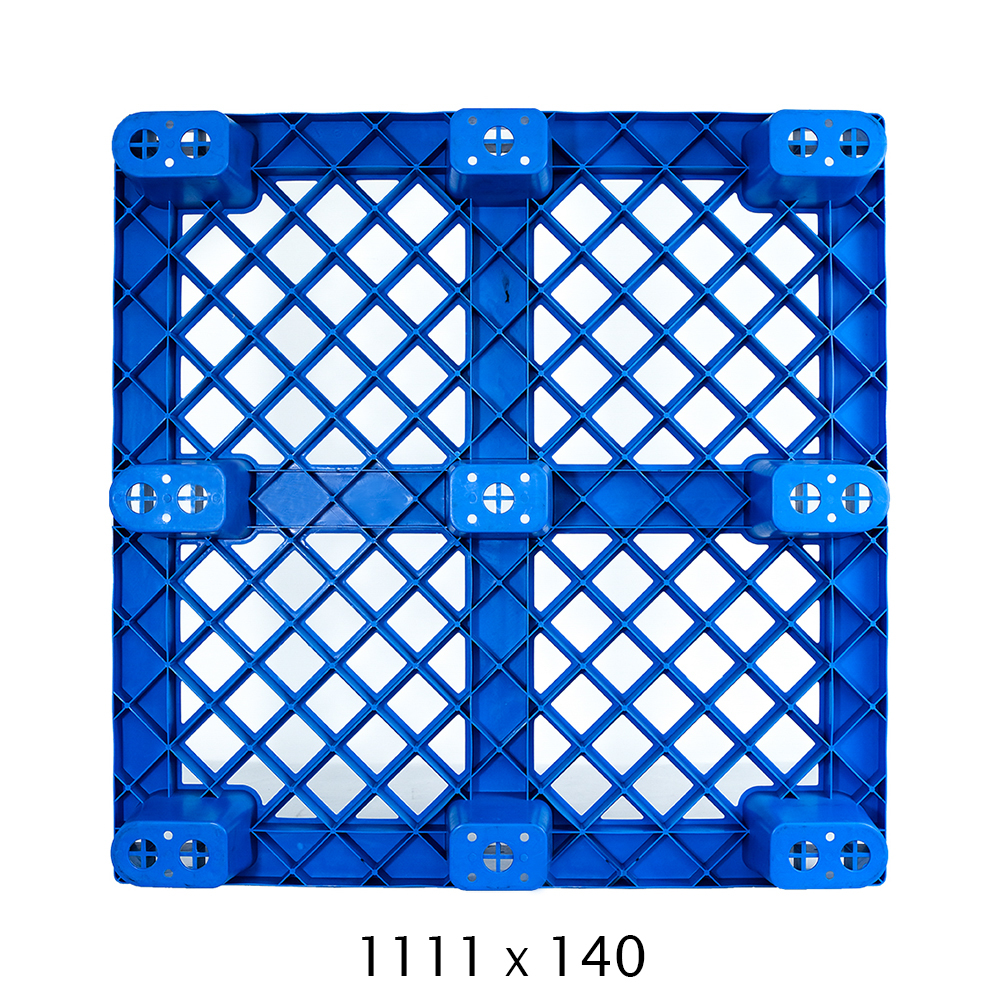 4-Way Entry Heavy Duty Single Faced PVC Pallet for Durable Warehouse Wrapping Solution