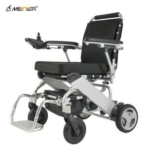 China Aluminum Handicapped 6km/H Foldable Wheelchair With Brushless Motor wholesale