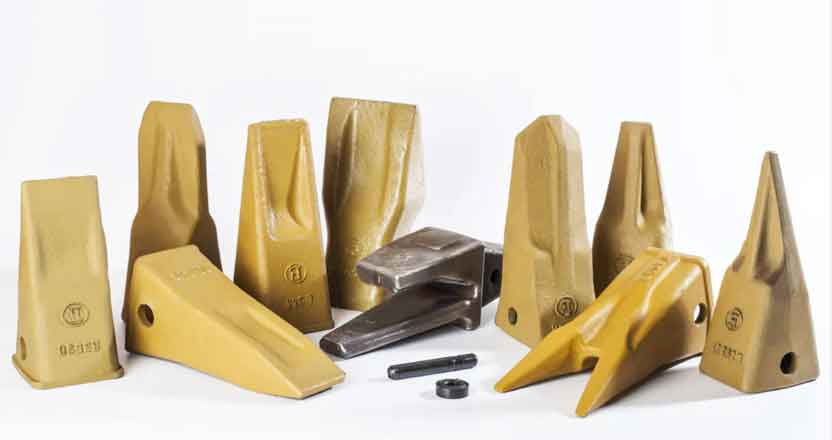 Excavator parts bucket tooth high strength stiff TEETH Removable Steel Tooth For Excavator