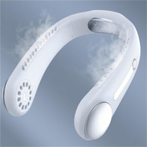China HEBRONFAN Hands Free Neck Fan Neck Wearable Sports Fan 305g wholesale