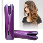 PTC Cordless Hair Curler , Music Auto Curling Iron USB Travel Rechargeable Hair