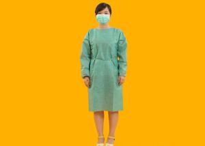 China Eco Friendly Medical Isolation Gowns , Non Woven Sms Surgical Gown wholesale
