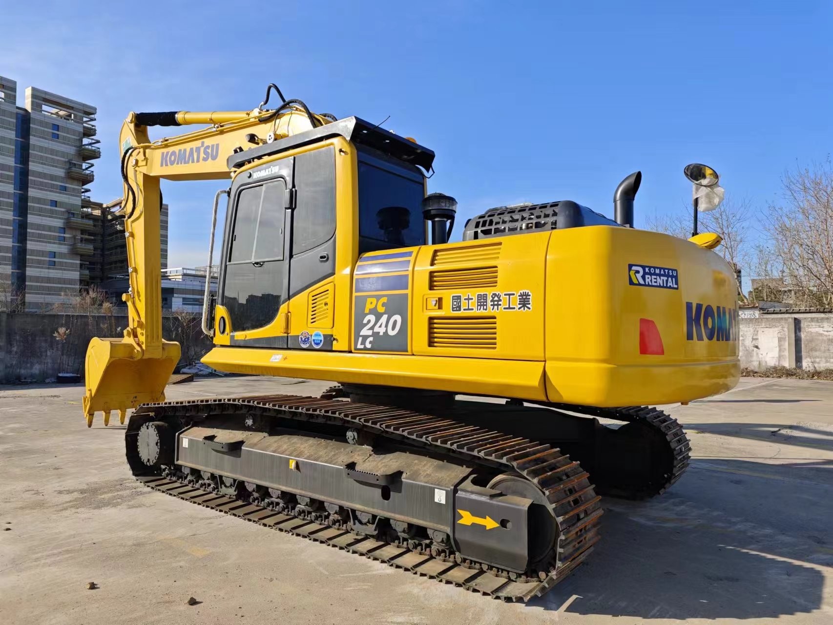 24ton Komatsu PC240LC-8 Hydraulic Crawler Excavator Low Hour Machine 123KW Power