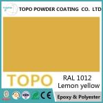 Pure Polyester TGIC Architectural Powder Coatings , RAL 1012 Lemon Yellow Powder