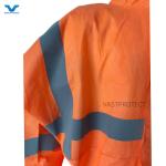 CE Type 5 6 Certified USA PPE Disposable SMS 56GSM Orange Coveralls With
