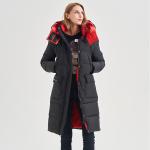 FODARLLOY Puffer Woman Winter Long Quilted Clothes Women's Down Jacket