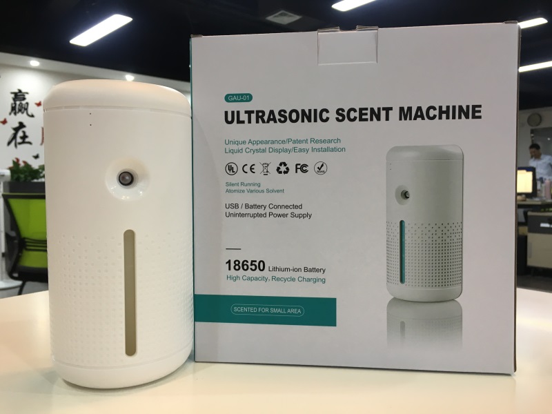 PP Plastic Shell Commercial Scent Machine Ultrasonic Silent Running Air Freshener
