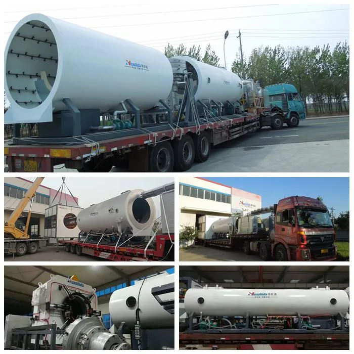 Dia 110-560mm PU Foam Pre-Insulated Pipe HDPE Jacket Pipe Production Line