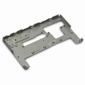 China Electronics Sheet metal stamping parts , made of Electro-galvanized steel , T=1.0mm wholesale