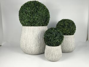 China Frost Resistant Fiber Clay Planter Waterproof And Fireproof wholesale