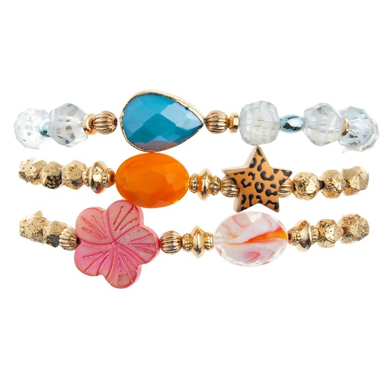 Hawaii Style Ocan theme Boho Handmade Beads Bracelet For Beach Holiday